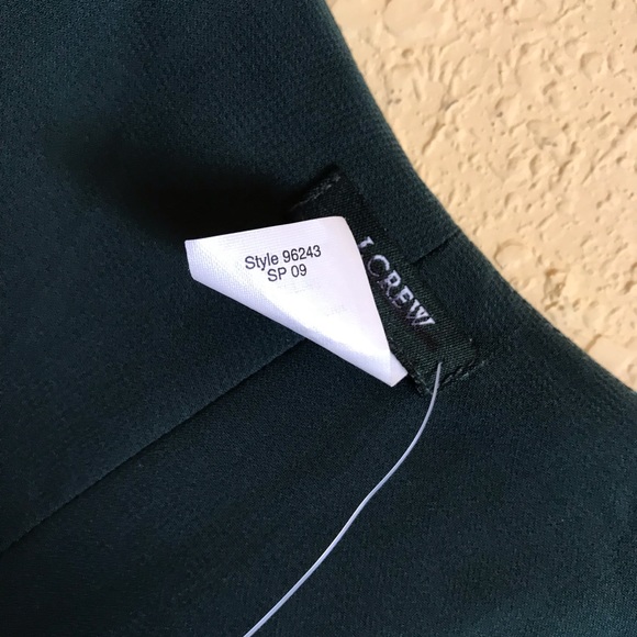 J.Crew Green Silk Dress - Picture 6 of 8